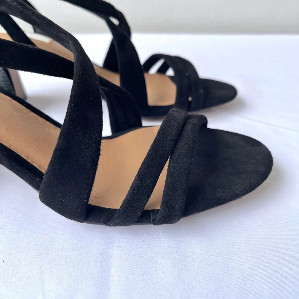 H&M | BNIB Suede Low Heel Sandals - Picture 9 of 16